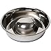 OurPets DuraPet Slow Feed Premium Stainless Steel Dog Bowl