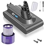 Waitley Batteria Compatibile con Dyson V10 6000mAh di Ricambio per Aspirapolvere Senza Fili – Modelli Animal, Absolute, Motorhead, Fluffy, Total Clean, SV12