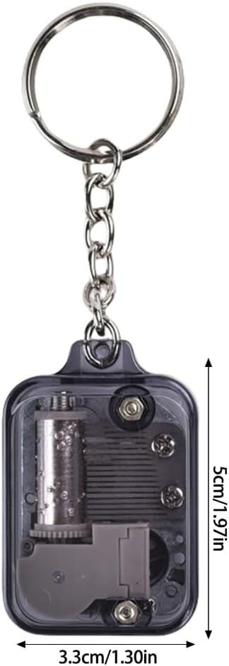 Sophisticated Music Box Keychain Delightful Bag Hanging Accessory For All Ages image 5