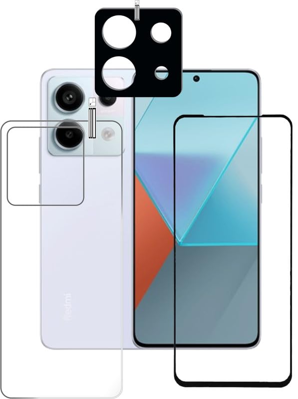 FRONT & BACK SCREEN GUARD WITH CAMERA GLASS PACK-3 FOR REDMI NOTE 13 PRO 5G-3 PACK -SD-73 (B0CQWNL2NW) Amazon Price History, Amazon Price Tracker