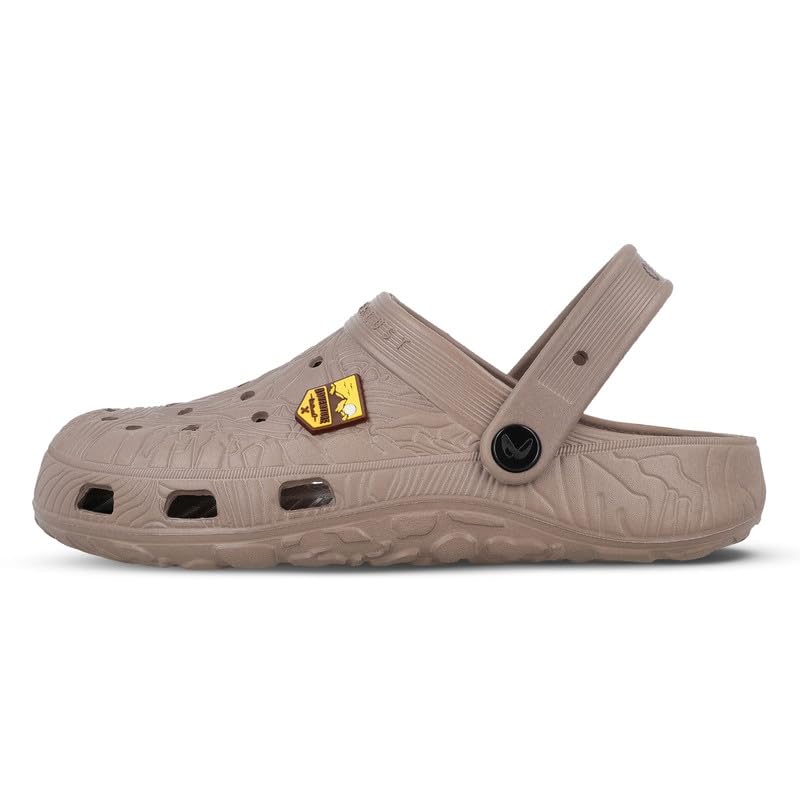 Image of WALKAROO Mens Clogs with Soft Sole, Backstrap, Ventilated and Lightweight - WC8801