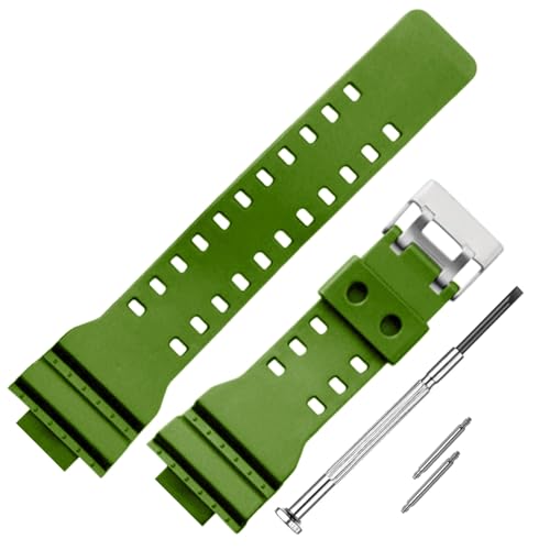 Image of DBLACK ''CDS3'' 16MM Resin Watch Strap / / Compatible With ''CASIO'' G-SHOCK GD-120 / GA-100 / GA-110 / GA-100C & Other Watches