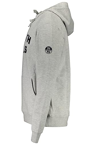 Pull en coton gris North Sails maille premium et finitions soignées - 3