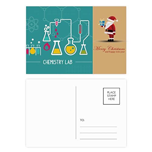Cartes postales réaction chimique Père Noël lot de 20 correspondance ludique et éducative