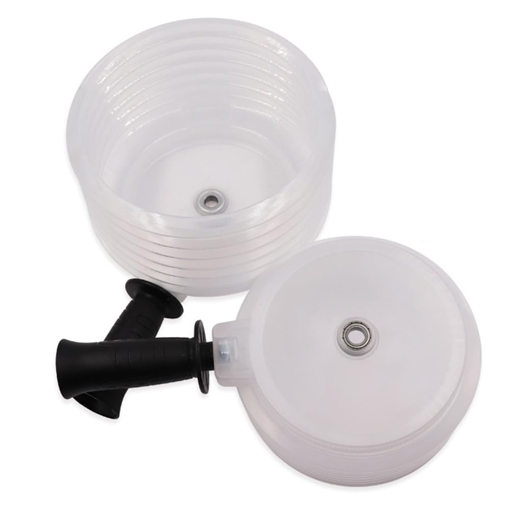 Littimoon 2pc Electric Hammer Drill Dust Collector Hole Opener Dust Collector Cover Dustproof Hole Saw Drill Bit Cover with Handle