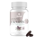 Clarusph Urolithin A Supplement - Liposomal Urolithin A 1500mg for Muscle Strength, Stamina & Focus - High Absorption, 60 Softgels (Pack of 1)