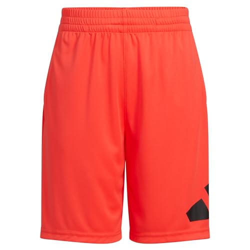 Short de sport adidas garçon avec taille élastique ajustée en tissu tissé