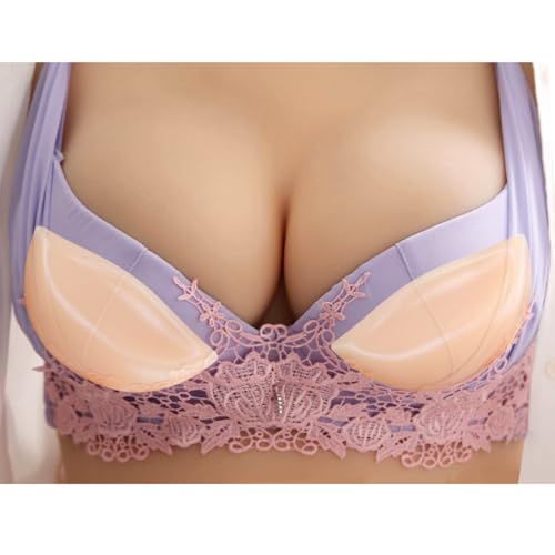 Women Soft Silicone Bra Inserts Breast Chest Enhancer Pads Push-up/Gathering for A/B/C Cup3