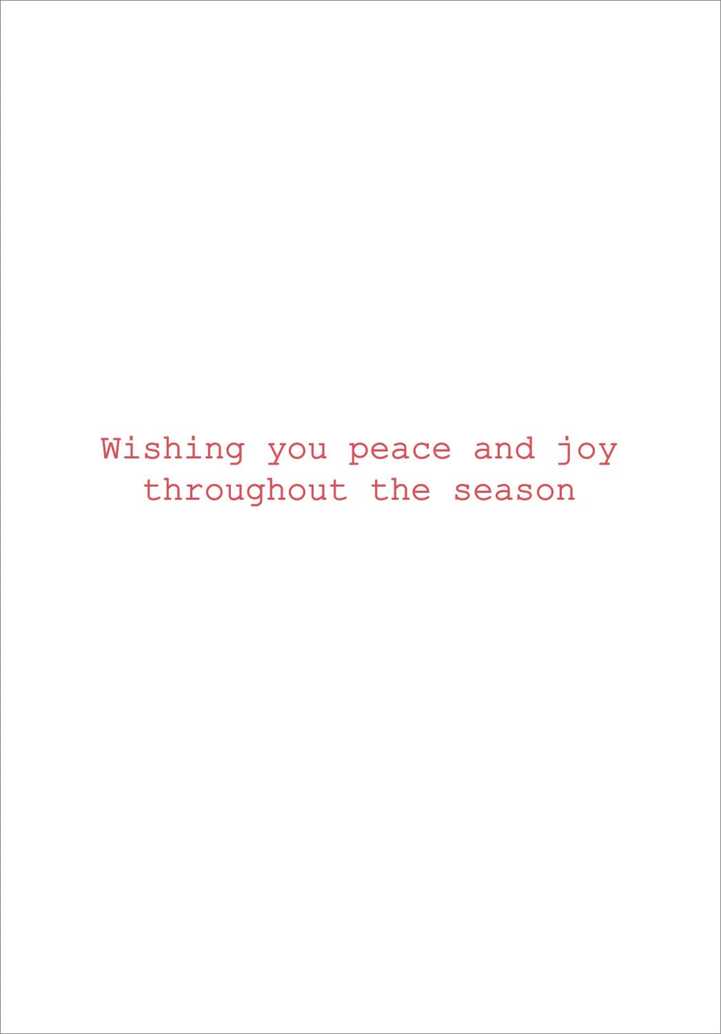 Tidings of Peace & Joy Small Boxed Holiday Cards (20 cards, 21 self-sealing envelopes), multi color - Image 3