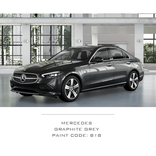 Image of Paint Scratch Fix Exact Mercedes Touch Up Paint For Mercedes Graphite Grey 818, Car Paint Pen, Auto Marker For Scratches, Fixed Keyed Car And Stone Chips, Manufacturer Exact Color Code Match, (MERECEDES - Graphite Grey - 818)