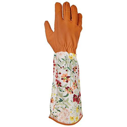 Long Gardening Gloves Women Ladies Thorn Proof Pruning Garden Gloves With Extra Long Forearm Protection, Rose Pruning Puncture Resistant - Thumbnail 6
