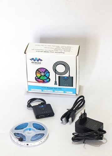 Image of Generic Rexxar HDMI Sync Box - LED Light Strip - Multi Color - 1 Count