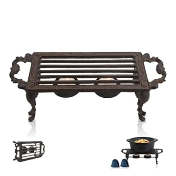 cast iron radiator with food warmer