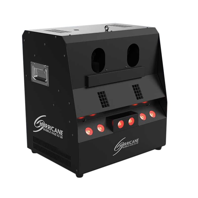 Audiosavings Bundle:(1) American DJ ANI Motion 20W RG Compact Effects Light+Wireless Remote Bundle with (1) Chauvet DJ Hurricane Bubble Haze X2 Q6 RGB+UV LED DMX Bubble Hazer Machine (Items 2)