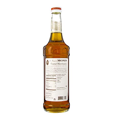 Monin - Toasted Marshmallow Syrup, Flavor Of Campfire Treats, Natural Flavors, Great For Mochas, Shakes, Cocoas And Cocktails, Non-Gmo, Gluten-Free (750 Ml) #TOP1