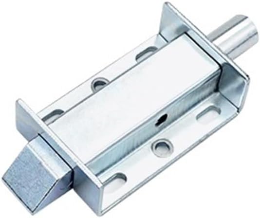 Automatic Closing Open Latch Lock Stainless Steel Spring Retractable Lock Belt Linkage Industrial Door Lock 1Pcs(Forward Iron)