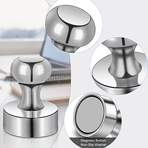 MIN CI 50 Packs Strong Fridge Magnets, 12 x 16 mm Small Neodymium Round Magnets for Adults White Board, Office - Image 3