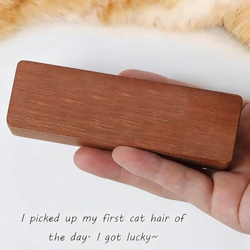 Caja de madera para recuerdos de mascotas que protege bigotes y pelo del polvo 4
