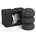 Konjac Sponge (3 Pack) Activated Bamboo Charcoal. Facial Cleansing & Exfoliating Beauty Sponges