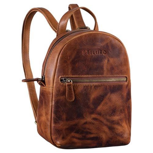STILORD 'Lola' Mini Daypack Damen Lederrucksack...