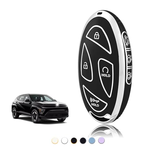 TOOMUME Car Key Cover TPU, Car Key Case Fit for Hyundai Tucson NX4 Kona SX2 Ioniq 6 Grandeur GN7 Grand Prix Azera Elantra Sonata, Protective Key Fob Cover Key Fob Case - Smart Key