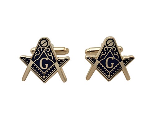 New Pair Masonic G Cufflinks Masons Regalia Gift Smart Shirt Suit Mason