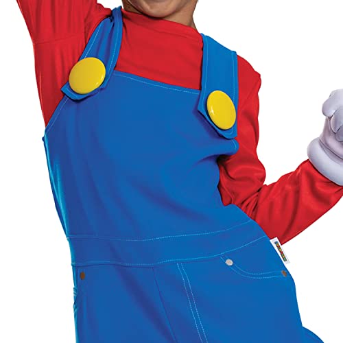 Disguise Mario Costume for Kids, Official Super Mario Bros Costume and Accessories for Children, Size (10-12) - image 3