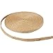 Burlap Ribbon - 25-Yard Natural Jute Ribbon Roll, Burlap Spool with Twine Twisted Hemp Rope Strings for Arts and Crafts, DIY Wedding Decorations, 0.5 inches Wide