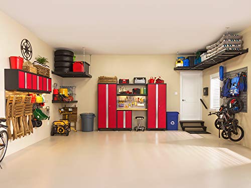 Newage Products Bold Series Red 9 Piece Set, Garage Cabinets, 56292 #TOP1