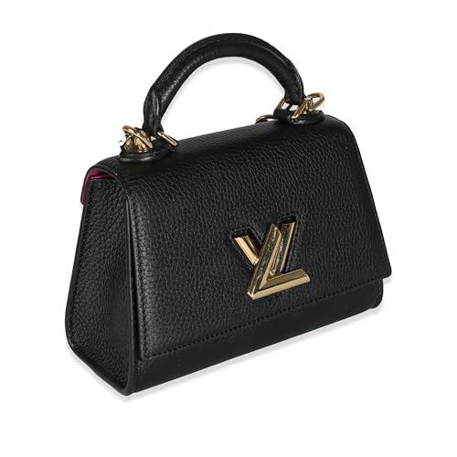 Pre-Loved Black Taurillon Twist One Handle BB, Black2