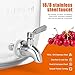 DD&HAPP Glass Drink Dispensers For Parties.1.2 Gallon Beverage Dispensers With Stand And Stainless Steel Spigot.Party Drink Dispenser For Punch,Iced Tea,Ideal for Weddings,Events,Buffet&Home Use.