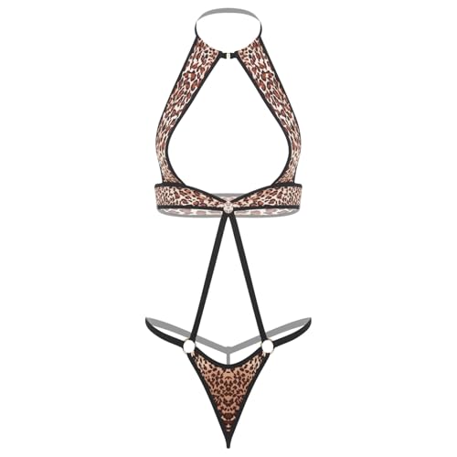 ranrann Monokini Damen String Bodysuit Sexy Einteiler Bikini...