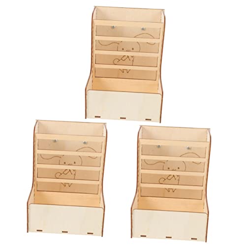 Balacoo 3 Pecas Suporte De Grama De Coelho Recipiente De Feno De Coelho Alimentador De Feno De Peque