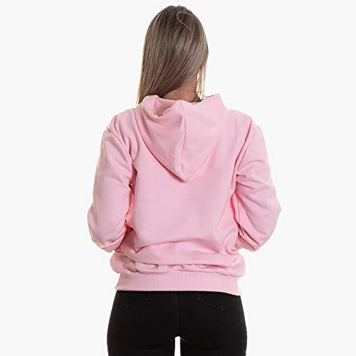 Moletom Blusa De Frio Série Stranger Things Super Promoção (P, Rosa)