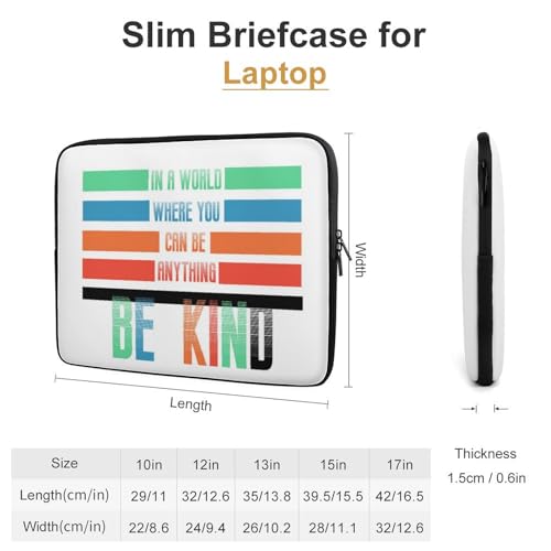 Funda para portátil Inspiracional Quotes Be Kind 13/15 pulg miniatura 2