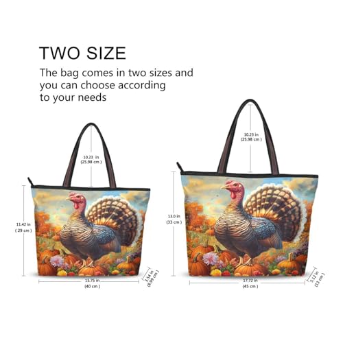 Image of Women Turtle Tote Bag Polyester Handbag Zippered Tote Bag Turtle Tote Purses,Summer Beach Tote Bag
