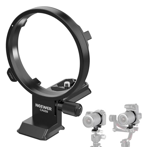 NEEWER Rotatable Collar Mount Plate for Fujifilm GFX100 II 100S 50S II, Fast Horizontal to Vertical Camera Tripod Lens Mount Ring Compatible with DJI RS 3/2 & Arca Quick Release System, CA059 - image 1