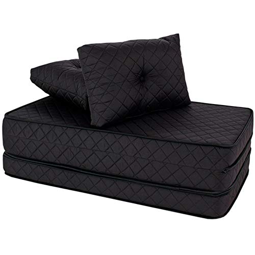 Puff Colchonete Dobrável/Sofa 3 em 1 + Travesseiro Casal BF Colch...