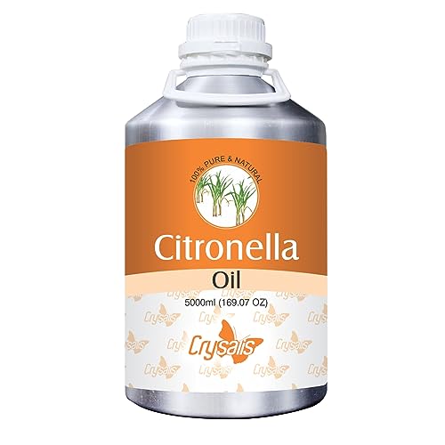 Crysalis Citronella (Cymbopogon nardus) Oil - 169.07 Fl Oz / 5000ml