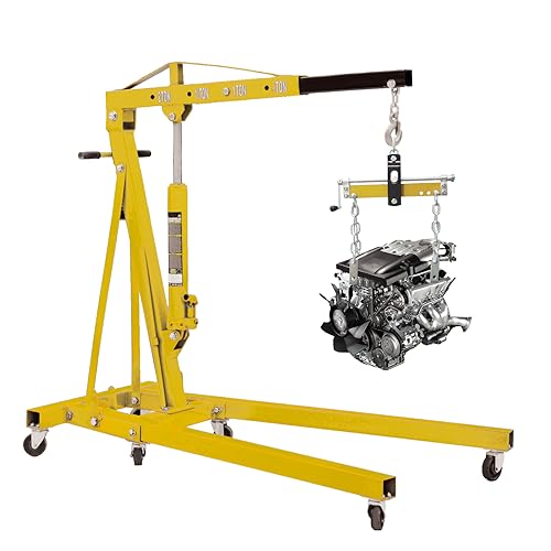 Yellow Jacket ASRF2750 Engine Load Leveler 1500Lbs Steel Engine Hoist Shop Crane Accessory thumb #6