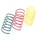 60 Pack Cat Spring Toy Plastic Colorful Coil Spiral Springs Pet Action Wide Durable Interactive Toys