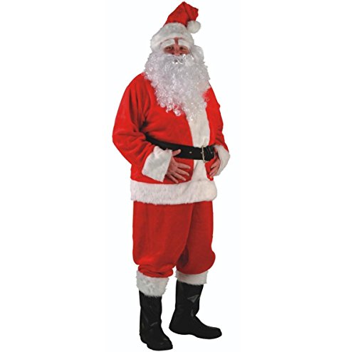 Rubies Regal Plush Santa Claus Suit for Adults, Men's Standard