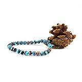 Geschlecht: Unisex Blauer Malachit Stein Perlen Armband Frauen Männer Chakra Yoga Schmuck Armband Armband Schmuck