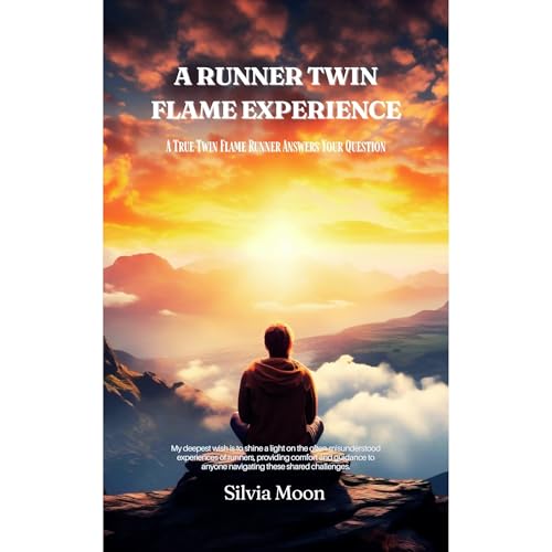 A Runner Twin Flame Experience Audiolibro Por Silvia Moon arte de portada
