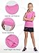 Poroka 5 Pack Girls Athletic Shirts Short Sleeve Dry Fit T-Shirts Crew Neck Active Activewear Sports Tees Tops for Kids
