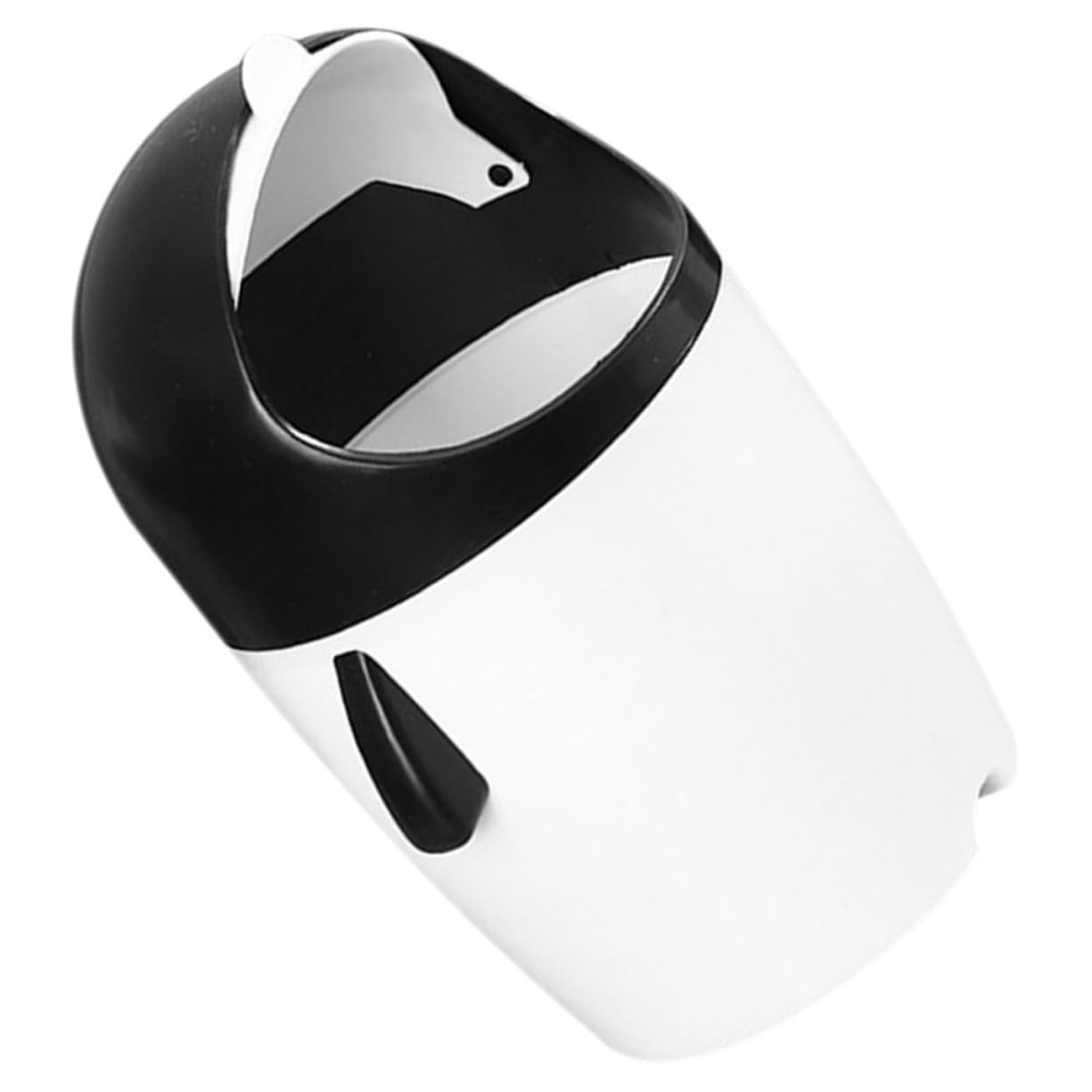 MAGICLULU Penguin Trash Can Waste Bin Flipping Lid for Car Mini Garbage Container for Easy Disposal and Space Saving