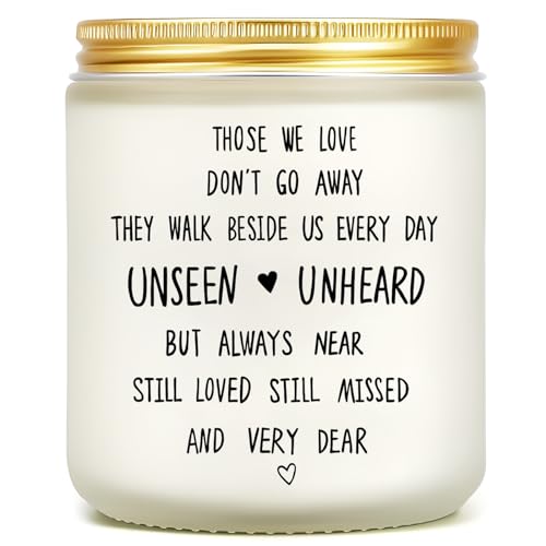 Lavender Scented Sympathy Candle for Loss and Comfort