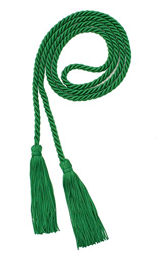 Image of Graduation Honor Cord - Kelly - Every School Color Available - Made in USA
