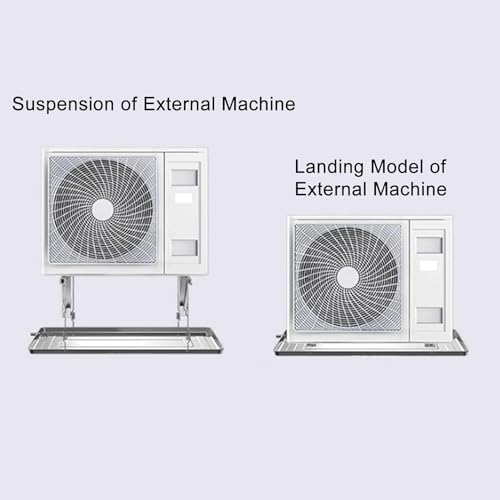 Stainless Steel AC Drip Pan with 6.5ft Hose - Durable Window Air Conditioner Drain Kit for Outdoor Split Heat Pump - Efficient Drainage Solution for Home Use,84x38x3cm/33x15x1.2"