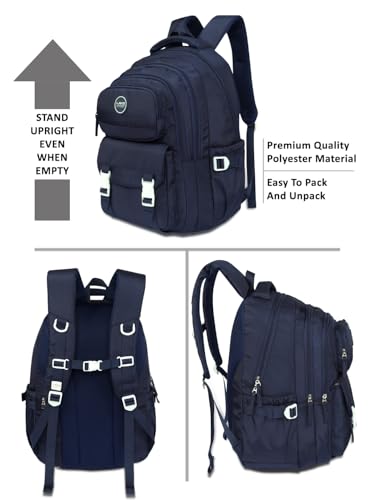 Image of Lavie Sport Horizon Laptop Backpack | 36 Liters | Fits Upto 16 Inch | Laptop Compatiable | Rain Cover | Gift for Boys & Girls